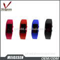 3 ATM , good quality colorful LED touch silicone wristwatch